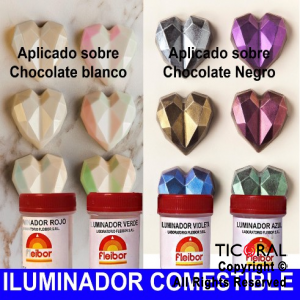 F.ILUMINADOR COMESTIBLE POLVO AZUL 3GR x 1